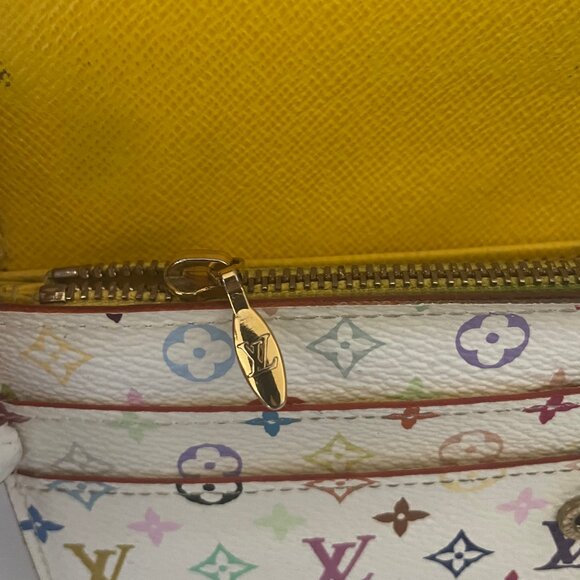 LOUIS VUITTON Multicolor Portefeuille Sarah Long Wallet Monogram Multicolor Auth - Picture 12 of 14